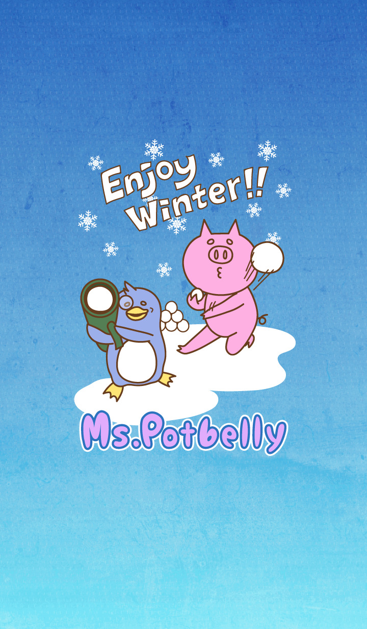 2019 LINE着せ替え ミス ポットベリー 〜in winter〜